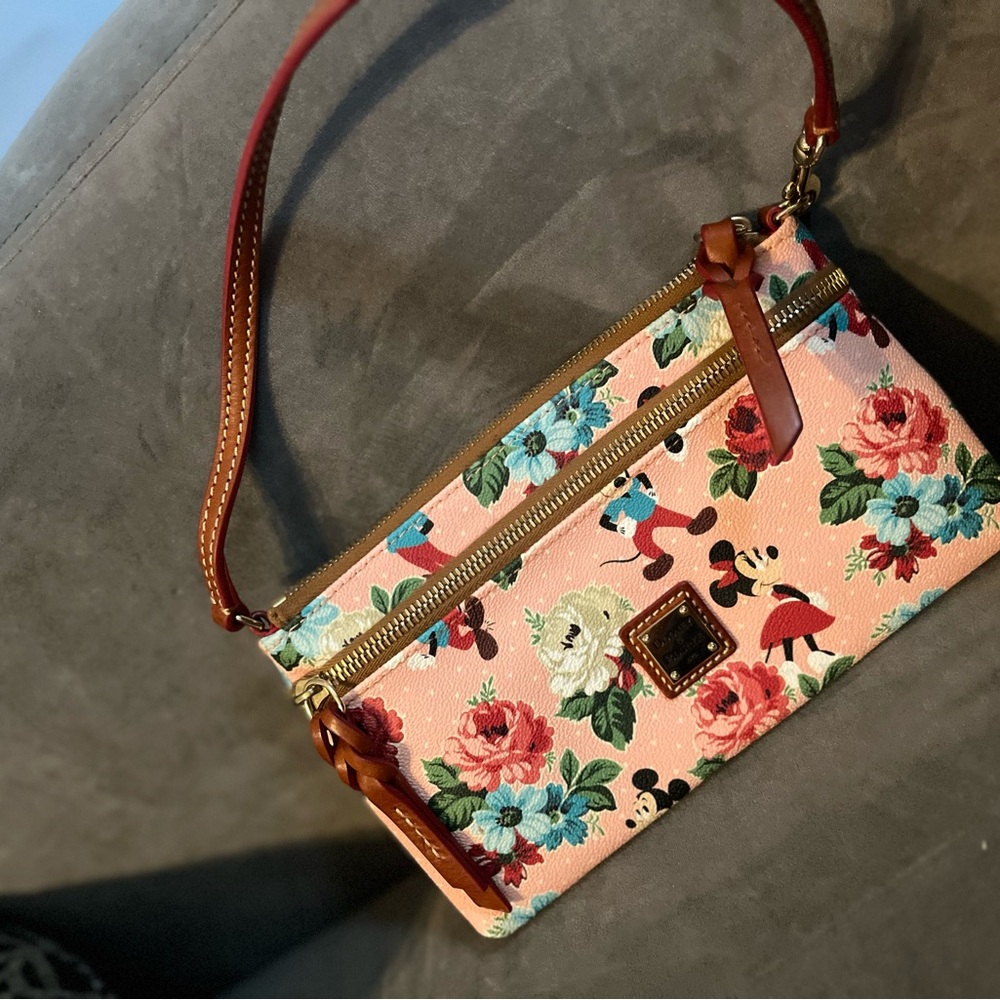 Dooney & Bourke Floral Print Small Bag - Pink